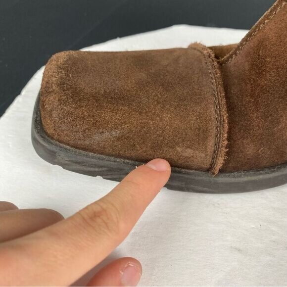 Brown Suede mens Boots Collection by Skechers Size 8.5 M,Made in Italy,Comfort - Picture 4 of 16